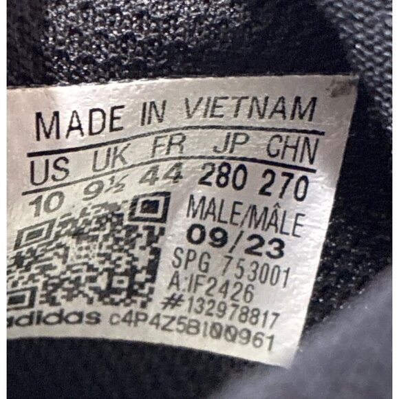 Adidas Adizero Electric 1 Mens Shoes Sz 10 Black White Lace-Up Football Cleats - Picture 7 of 7